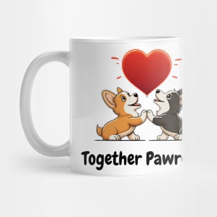 Together Pawrever - Cute Pet Pun Design Mug